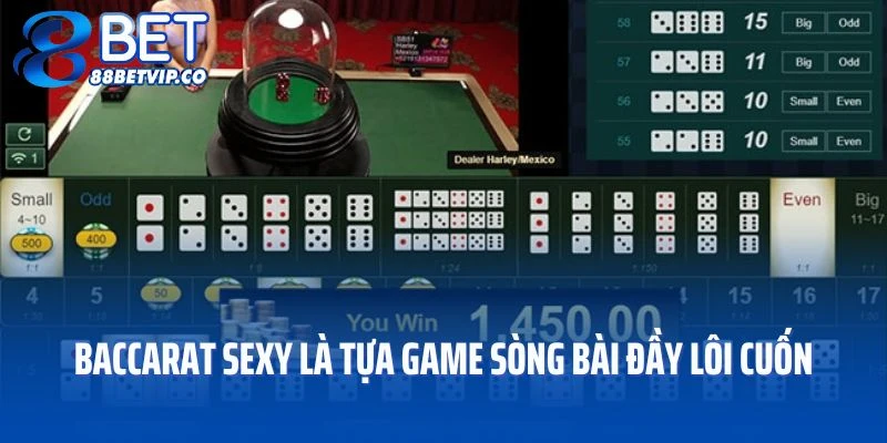 Baccarat Sexy là tựa game sòng bài đầy lôi cuốn