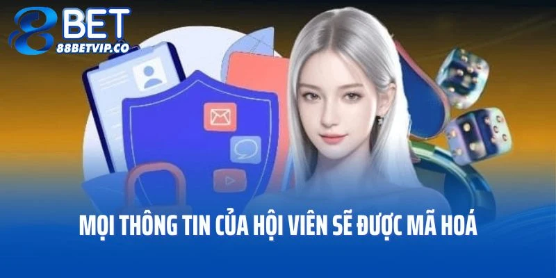 Mọi thông tin của hội viên sẽ được mã hoá, lưu trữ trên hệ thống máy chủ